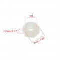 Uxcell Nylon Hex Nut M4x0 7mm Metric Coarse Thread Hexagon Nuts 30 Pcs White