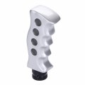 Bashineng Shift Knob Handle Shifting Gear Stick Shifter Transmissions Fit Most Manual Automatic Cars Truck Suv Vehicle Silver 