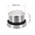 Stainless Steel Inner Hex Head M30x1 5 Pipe Fitting Plug With Seal Ring For Terminate Ends
