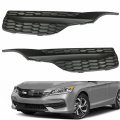 Sixbuys New Pair Of Fog Light Lamp Bumper Covers Trim Bezel Rh Lh For Honda Accord 2016-2017 Replaces A 33950t2aa21 33900t2aa21 