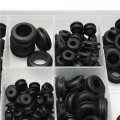 180pcs Rubber Grommets Retaining Ring Set Blanking Hole Wiring Cable Gasket Kit Used Replace Damaged Gaskets Leaking Hoses