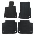 Custom Fit Velour Floor Mats For Lexus Gs350 2013 2020 Black Carpet Front And Rear Bottom Liners Anti Slip All Season Full Set 