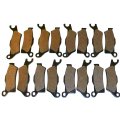 8 Sets Front And Rear Brake Pads For 2012 2013 Can-am Renegade 800 800r Semi Metallic Compound General Use Riding 