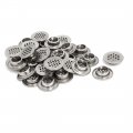 Uxcell 19mm Bottom Dia Stainless Steel Round Mesh Hole Air Vents Louver 30pcs