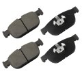 D1865 Front Disc Brake Pad Set With Hardware For Volvo C40 S60 S90 V60 V90 Xc40 Xc60 Xc90 Metal Pads 