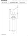 Westbrass D217-12 Standard Style Soap Lotion Dispenser Oil Rubbed Bronze 