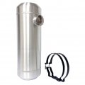 Jsd 5 Gallons Aluminum End Fill Spun Fuel Gas Tank Cell Bracket Overall 8a X 24a Round 1 4 Npt