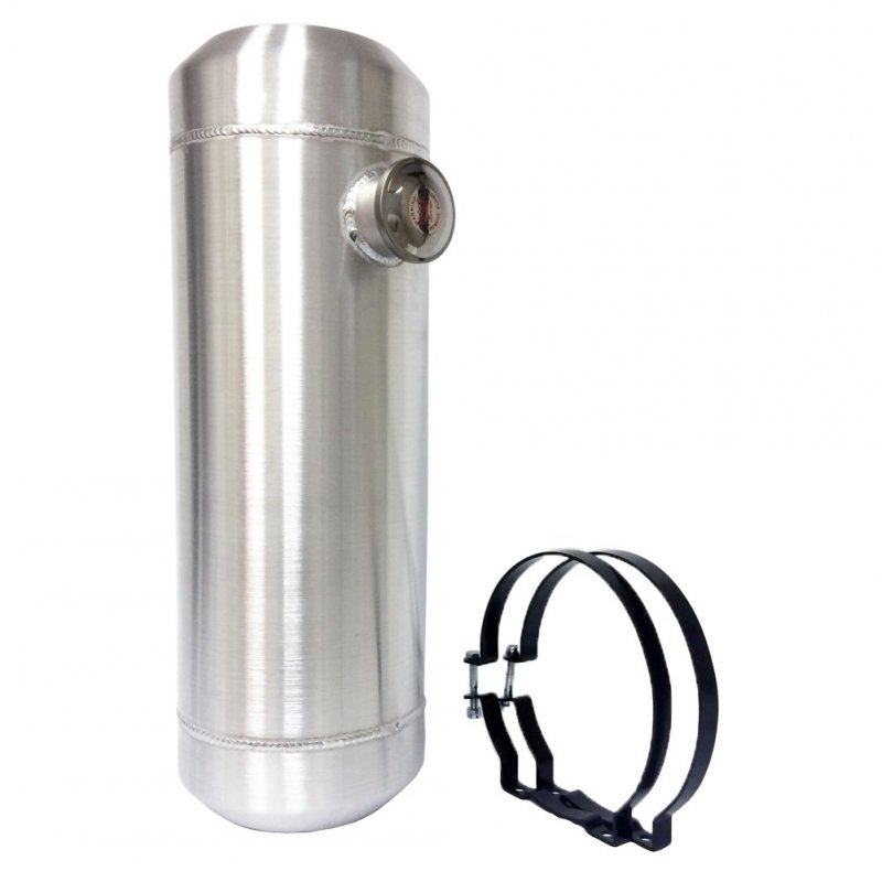 Jsd 5 Gallons Aluminum End Fill Spun Fuel Gas Tank Cell Bracket Overall 8a X 24a Round 1 4 Npt