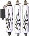 White Tribal Shock Covers Vps Cover For Kawasaki Kfx700 V-force 