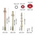 X Autohaux Low Profile Engine Valve Cover Washer Bolt Kit Red For Acura Honda K-series Engines K20 K24
