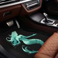Dujiea Green Mermaid Car Floor Mats 4-pcs Full Set Rubber-lined All-season Heavy-duty Protectionpets Universal Fit Front Rear
