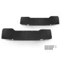 Rear Dually Bed Inner Fender Liner Set Left Right Side For Ford F350 Super Duty 1999-2010 Fit F450 2008-2010 Black 