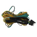2025 25 Feet Wishbone Style Trailer Wiring Harness With 4-flat Connector Loom 