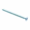 Prime-line Sheet Metal Screw Self-tapping Flat Head Phillips 10 X 2-1 2 In Zinc Plated Steel Pack Of 100