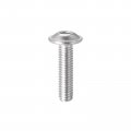 Uxcell Flanged Button Head Socket Cap Screws M3 12mm Hex Drive 304 Stainless Steel Fasteners Bolts Fully Threaded Machine Screw