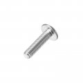 Uxcell Flanged Button Head Socket Cap Screws M3 12mm Hex Drive 304 Stainless Steel Fasteners Bolts Fully Threaded Machine Screw