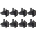 Ignition Coil 8 Pcs For Pontiac Gto 5 7l 2004 Firebird 1998-2002 Gmc Yukon Xl 00 8 1l 2001-2002 Cadillac Cts 5 7l 3 6l 