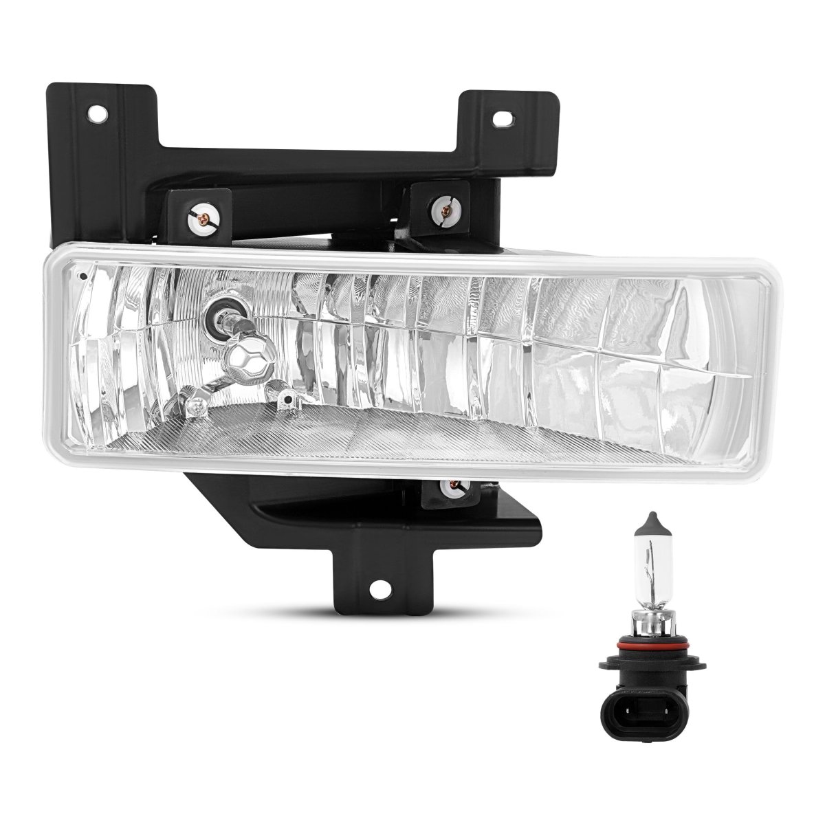 Front Right Fog Light With Bulb For 1997 1998d F150 F250 Expedition Passenger Side Clear Lens Replacement For Fo2593114