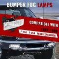 Front Right Fog Light With Bulb For 1997 1998d F150 F250 Expedition Passenger Side Clear Lens Replacement For Fo2593114