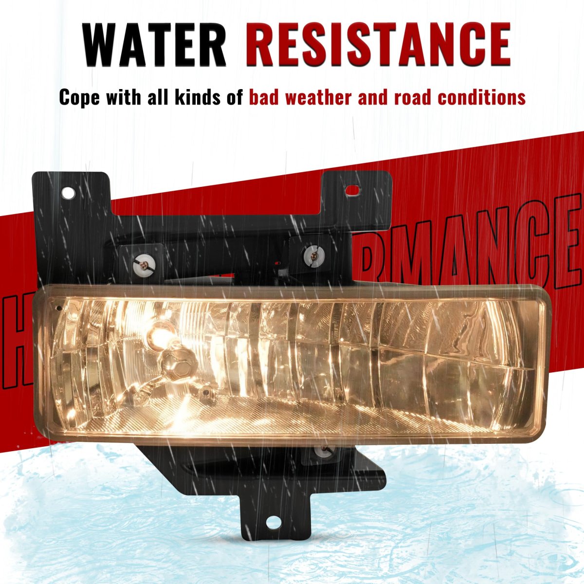 Front Right Fog Light With Bulb For 1997 1998d F150 F250 Expedition Passenger Side Clear Lens Replacement For Fo2593114