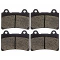 Niche Brake Pad Set For Yamaha Fzr1000 Fz600 Tdm850 Fj1200 1fk-w0046-01 4kg-25805-00 Front Rear Organic