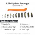 12pcs Led Interior Lights Bulb Kit For Subaru Outback 2010 2011 2012 2013 2014 2015 2016 2017 2018 2019 2020 Super Bright 6000k