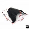 Httmt- Smoke Black Double Bubble Windscreen Windshield Compatible With 2005-2006 Cbr600rr P N Cfp-1003-3-bk