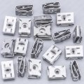 Rexka 20pcs Fender Liner Splash Shield U Nut Clip N-909-591-01 For Volkswagen Audi A3 A6 A7 Beetle Cc Eos Golf Gti Jetta Passat 