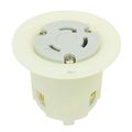 Superior Electric Ygf039f Twist Lock Flange Receptacle 3 Wire 30 Amps 250v Nema L6-30r 