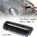 Hood Bonnet Scoop Vent Cover For Mini Cooper S R56 R55 R57 2007-2014 Gloss Black