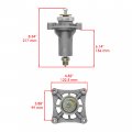 Caltric 2 Set Of Spindle Assembly Compatible With Husqvarna Lth1438 Lth1538 Lth18538 Lth2042 Lth126