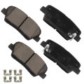 Brake Pads Rear Compatible For 2006-2012 2014 Kia Sedona 2011-2014 Sorento 4pcs 