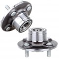 Ocpty 2pc 512025 Rear Wheel Bearing And Hub Assembly Fit For 4-lug W O Abs 200sx Lucino Nx Sentra Tsubame Tsuru 91 92 93 94 95