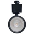 Th762 8w Round H Style Integrated Led Track Head 6cct Selectable 120v Black Aluminum 36 Degrees Beam 500 To 600 Lumens 90 Cri 1 