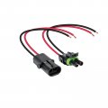 Teckeen 5 Pairs Waterproof Male Female 2 Pin Way Electrical Wire Connector Plug Socket For Car Truck Motorcycle Marine Boat