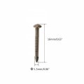 Wooden Nail Tiny Antique Diy Decorative Boxes Accessories Mini 0 6inch 16mm Bronze 200pcs