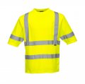Portwest S397 Mesh Panel Cotton Class 3 Safety T-shirt Yellow Xx-large