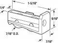 Prime-line G 3204 Window Roller Assembly Right Hand Left With Brass Wheels Acorn 2000 Single Pack
