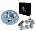 Go Kart Mini Bike Sprocket Hub 3 4 In Bore Universal Bolt Circle Zinc Plated With 1 Keyway And Mounting Hardware 
