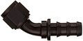 Fbl1524 Socketless Hose End 10 An Barb To Female 45 Degrees Black Anodized Aluminum Fitting 