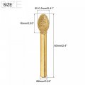 Uxcell 5pcs Diamond Mounted Point 10 5mm Brazed Grinder Oval Head 6mm Shank Grinding Rotary Bit Marble Stone Carving Tool