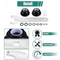 X Autohaux Hs5157 Front Mount Hydraulic Steering Cylinder Seal Kit With Pin Wrench For Hc5345 Hc5347 Hc5348 Hc5358 Hc5343