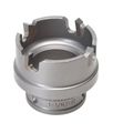 645-1-1 4 Hole Cutter For Stainless Steel 1 25 In Size With Cobalt Pilot Drill And Spiral Flute Compact Style 