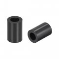 Uxcell Abs Round Spacer Washer Id 4 2mm Od 7mm L 11mm Plastic Standoff For 3d Printer Tv Wall Mounting Electrical Outlet Black
