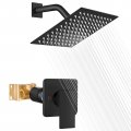 Heyalan Shower Head And Handle Set Faucet Bathroom Rainfall System Stainless Steelhead Single Function Shower Trim Kit With 