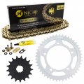 Niche Drive Sprocket Chain Combo For Suzuki Gsxr750 Front 17 Rear 45 Tooth 525vm-x X-ring 116 Links