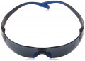 3m Securefit Blue And Gray Safety Glasses With Scotchgard Anti-fog Lens