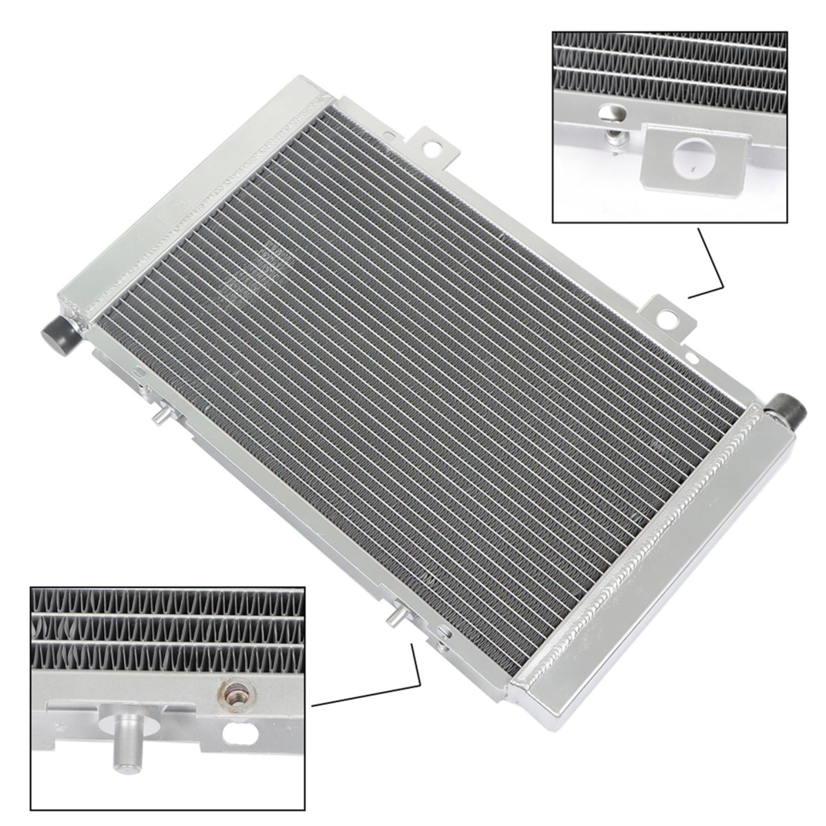 2 Row Radiator Cooling Assembly 709200395 709200252 Replacement For 2011-2019 Max 1000 800 R