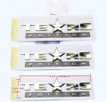 Yoaoo 3x Oem Genuine Texas Edition Emblem Badge For Sierra 07-15 Silverado And Gm Gmc Chrome