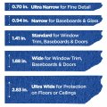 Scotchblue Original Multi-surface Painter S Tape 0 94 Inches X 60 Yards 3 Rolls Blue Paint Protects Surfaces And Removes Easily